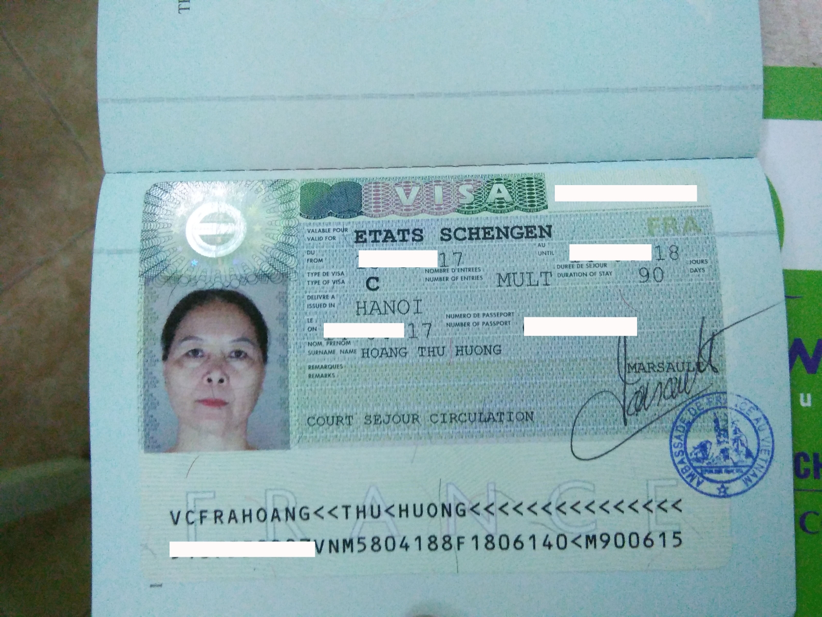 Chúc mừng visa Schengen